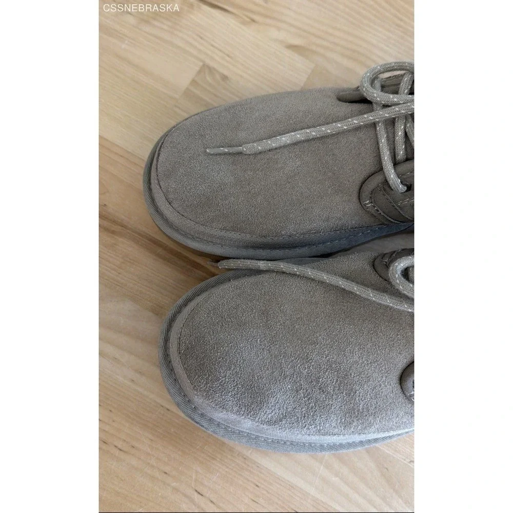 UGG Brown/Beige Men's Neumel Zip Quilting Chukka Boots. - Size‎ 9